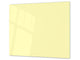 Schneidbrett aus Hartglas und schützende Arbeitsoberfläche; D18 Reihe von Farben: Creamy