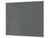 Schneidbrett aus Hartglas und schützende Arbeitsoberfläche; D18 Reihe von Farben: Dark Gray