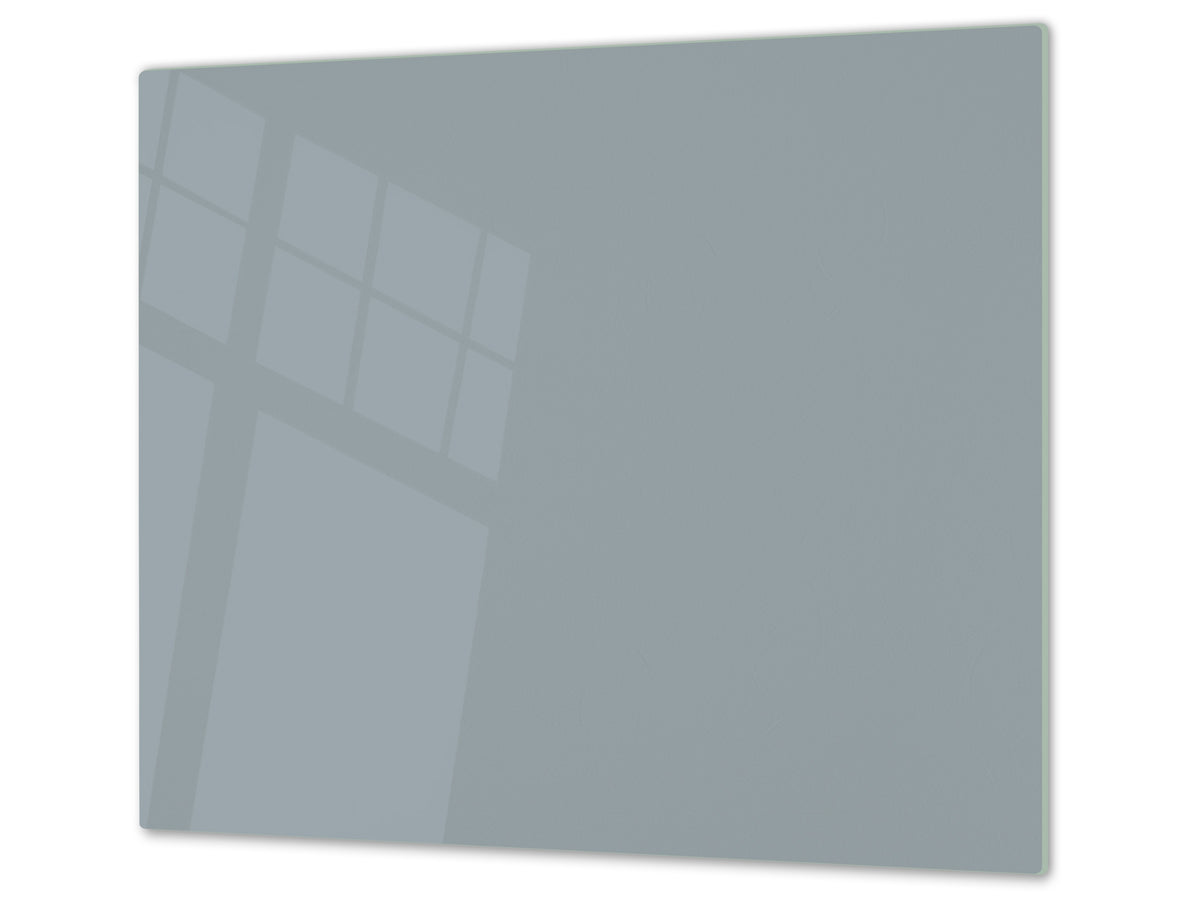 Tempered GLASS Kitchen Board D18 Series of colors: Ash Gray