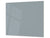 Planche à découper en verre trempé – Couvre-cuisinière; D18 Série de couleurs: Gris Cendré