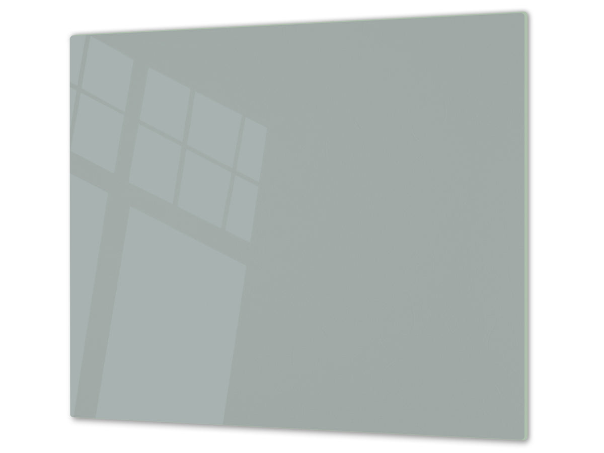 Tempered GLASS Kitchen Board D18 Series of colors: Medium Gray