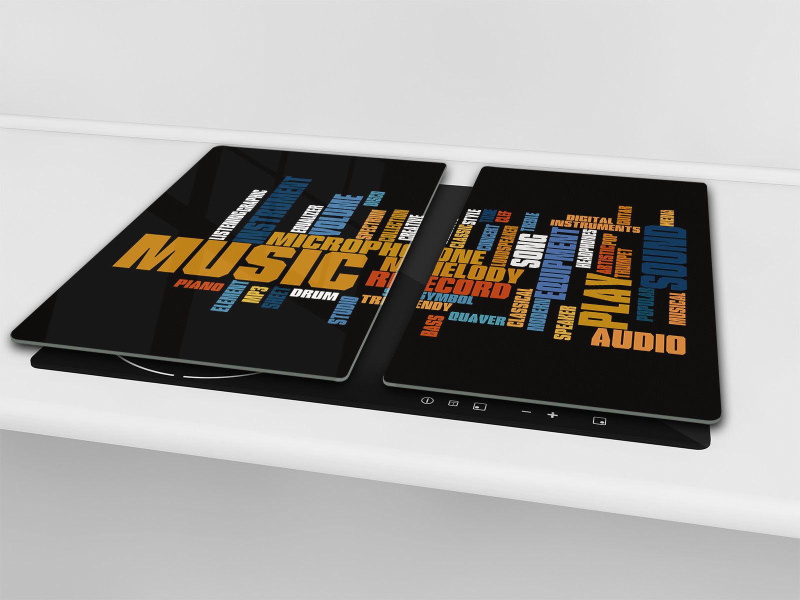 Induktionskochfeldabdeckung 60D17: Die Aufschrift 3