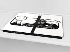 Glass Cutting Board 60D15: Sphinx