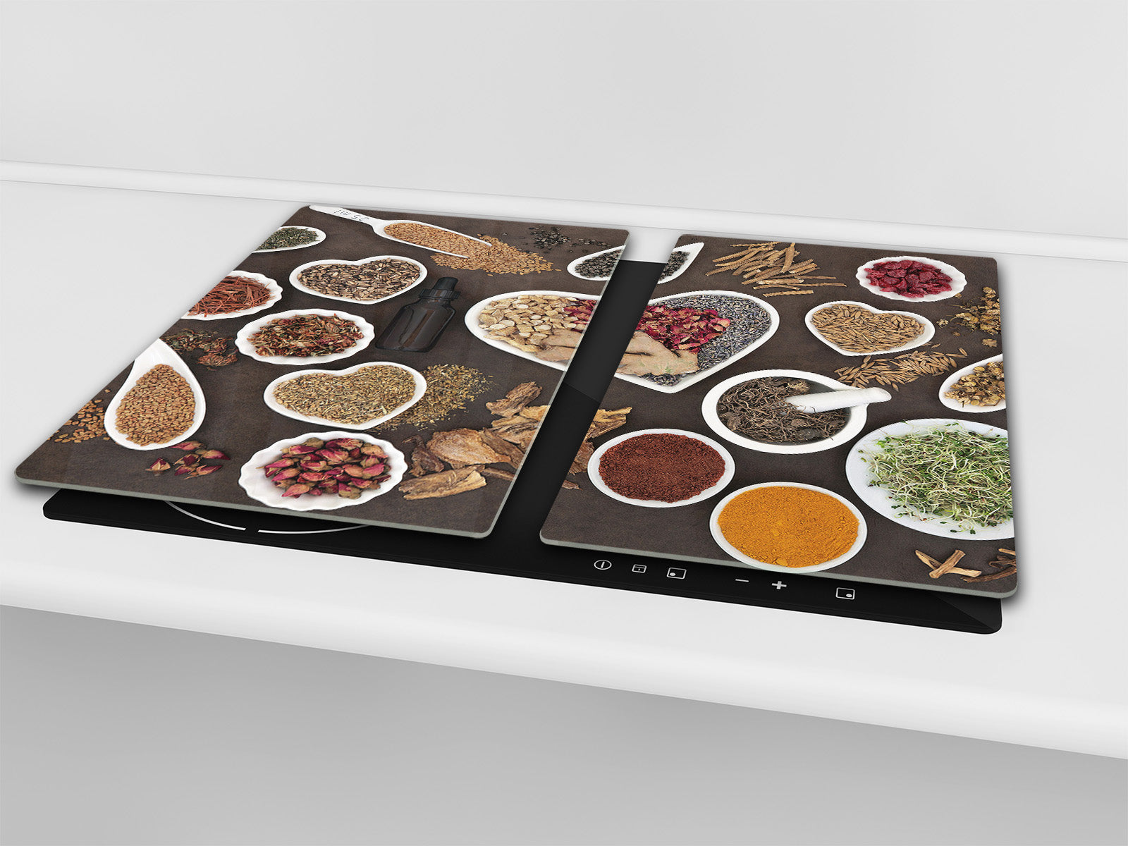 Glass Kitchen Board 60D03A: I love spices 1