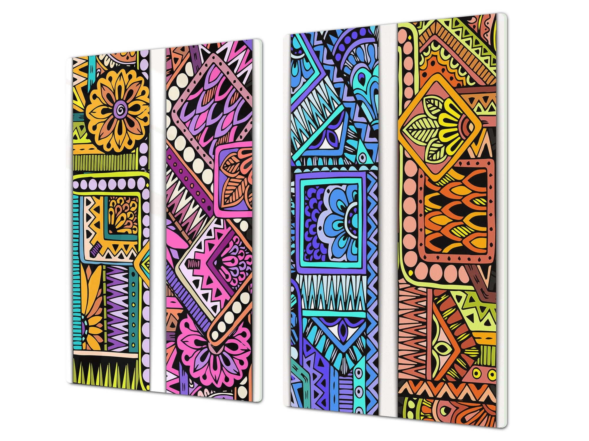 Glass stove top 60D21: Colorful mosaic 2