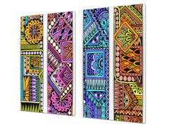 Glass stove top 60D21: Colorful mosaic 2