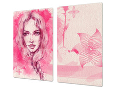 Resistant Glass Cutting Board 60D05B: Women's theme 2