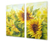 Glass Cutting Board and Worktop Saver D06 Flowers Series: Sunflower 6