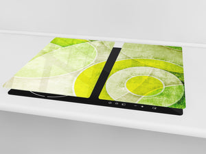 Schneidbrett aus Hartglas und schützende Arbeitsoberfläche D01 Abstract Series: Texture 146