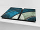 Planche à découper en verre trempé D01 Série Abstract:  Texture 111