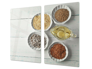Induction Cooktop Cover Kitchen Board 60D03B: Grains 1