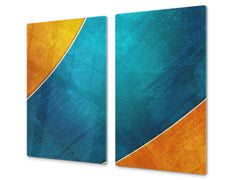 Tempered GLASS Kitchen Board – Impact & Scratch Resistant D10B Textures Series B: Texture 90