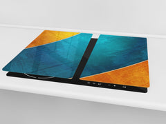 Tempered GLASS Kitchen Board – Impact & Scratch Resistant D10B Textures Series B: Texture 90