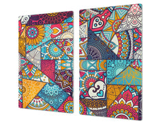 Glass stove top 60D21: Colorful mosaic 3