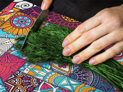 Glass stove top 60D21: Colorful mosaic 3