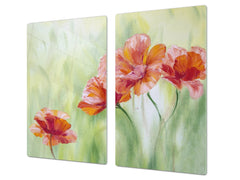 Induction Cooktop cover 60D06A: Poppies 2