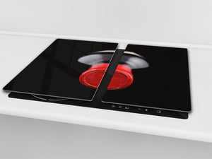 Induction Cooktop Cover 60D04: A bottle of wine 1