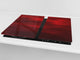 Planche à découper en verre trempé et couvre-cuisinière; D10B Série Textures: Texture 8