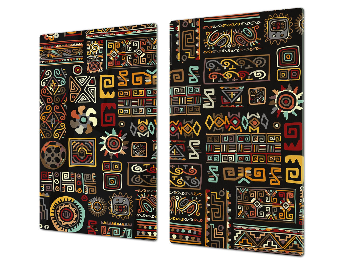 Glass Cutting Board 60D15: Egyptian symbols 2