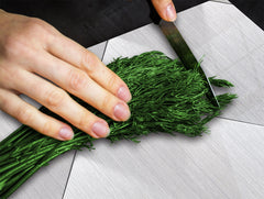 TEMPERED GLASS CHOPPING BOARD – Glass Cutting Board and Worktop Saver – Worktop protector; MEASURES: SINGLE: 60 x 52 cm (23,62” x 20,47”); DOUBLE: 30 x 52 cm (11,81” x 20,47”); D30 Decorative Surfaces Series: Metal tiles