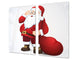 Cubre vitro resistente a golpes y arañazos ; Serie Navidad D20  Papá Noel con un saco de regalos