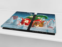 CUTTING BOARD and Cooktop Cover ;D20 Christmas Series: The house of the goblin