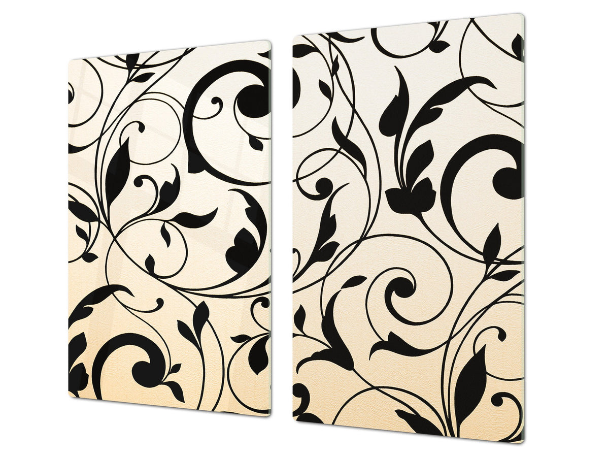 Worktop Saver 60D06B: Floral pattern