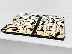 Arbeitsplattenschoner 60D06B: Blumenmuster