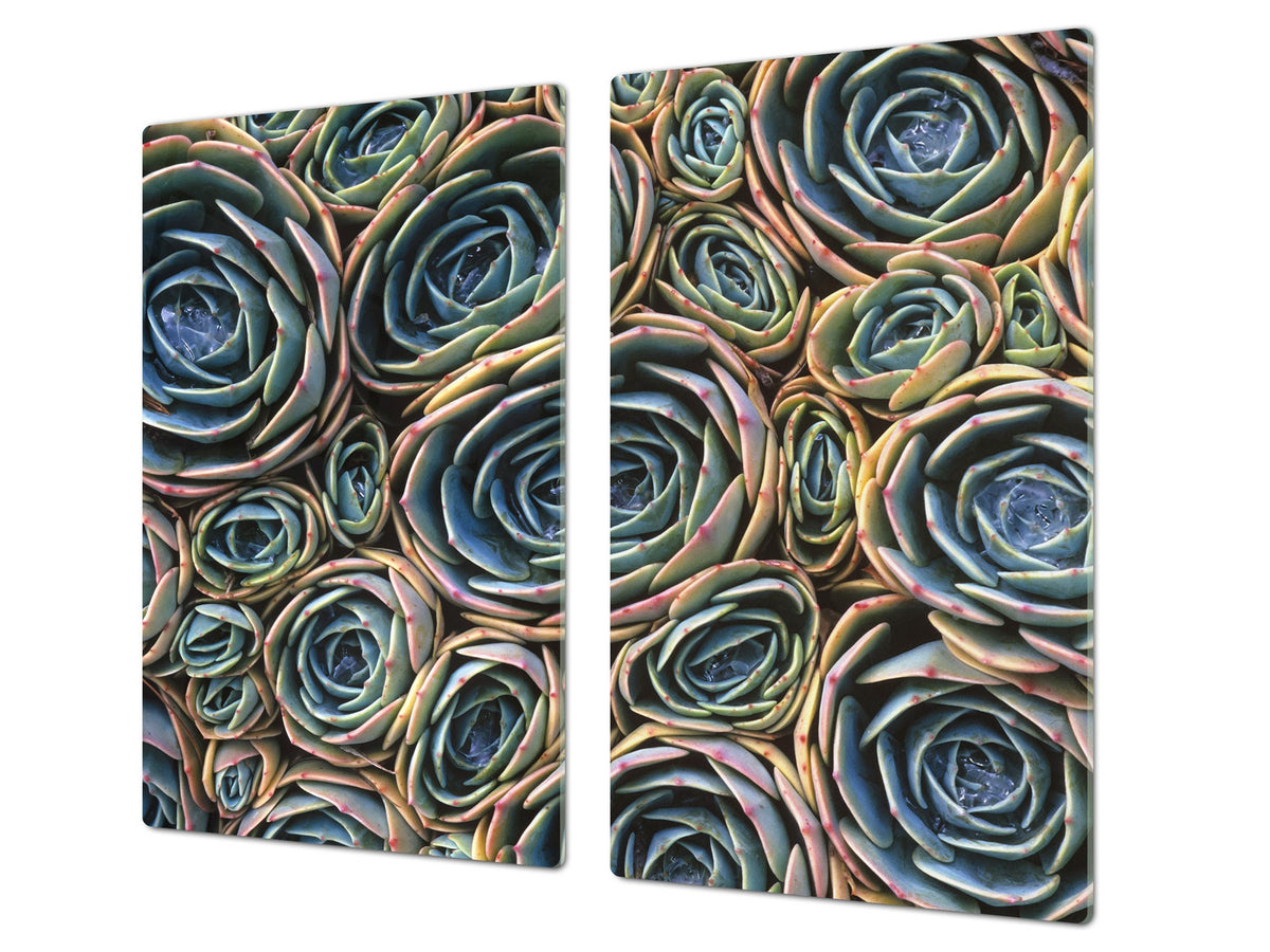 Induction Cooktop cover 60D06A: Cactus flowers