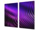 UNIQUE Tempered GLASS Kitchen Board – Scratch Resistant Glass Cutting Board – Glass Countertop MEASURES: SINGLE: 60 x 52 cm (23,62” x 20,47”); DOUBLE: 30 x 52 cm (11,81” x 20,47”); D29 Colourful Variety Series: Purple fabric 2