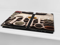 Induction Cooktop Cover Kitchen Board 60D03B: Mosaic with spices 8