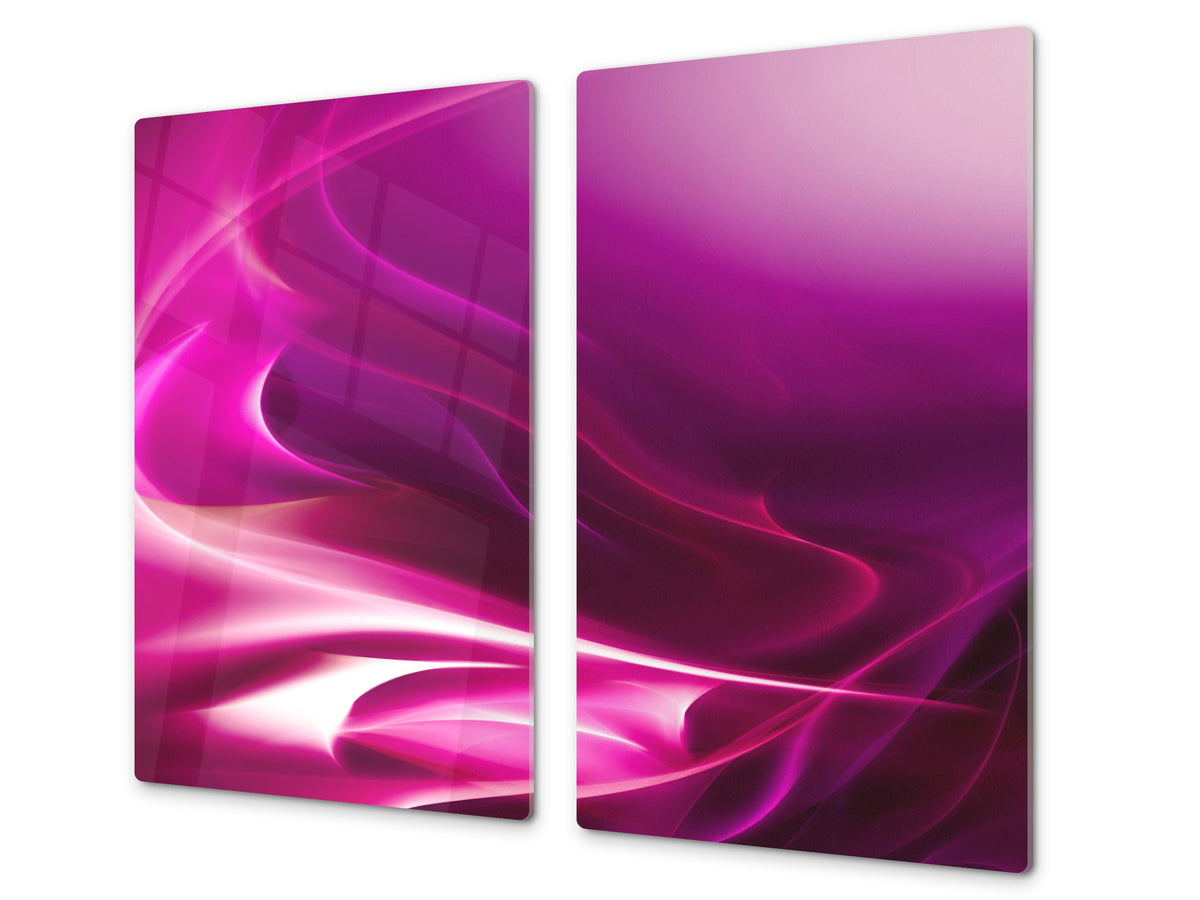 Tempered GLASS Cutting Board D01 Abstract Series: Texture 21