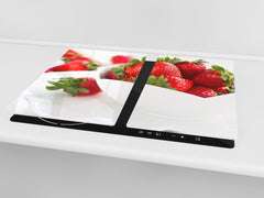 KITCHEN BOARD & Induction Cooktop Cover  D07 Fruits and vegetables: Strawberry 11