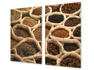 Kochplattenabdeckung Stove Cover und Schneideplatten D05 Coffee Series: Spices 3