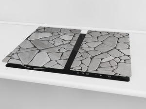 Kochplattenabdeckung Stove Cover und Schneideplatten; D10 Textures Series A:  Stone 23