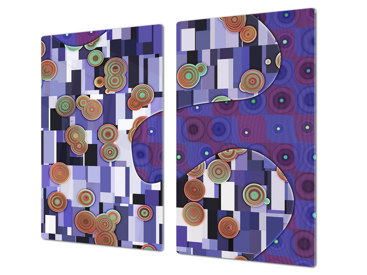 Induction Cooktop Cover 60D14: Colored circles