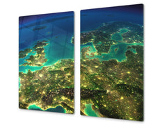 Tempered GLASS Kitchen Board D09 Other: Cosmos 10