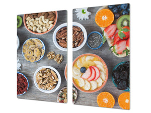 Tempered GLASS Cutting Board 60D16: Healthy porridge