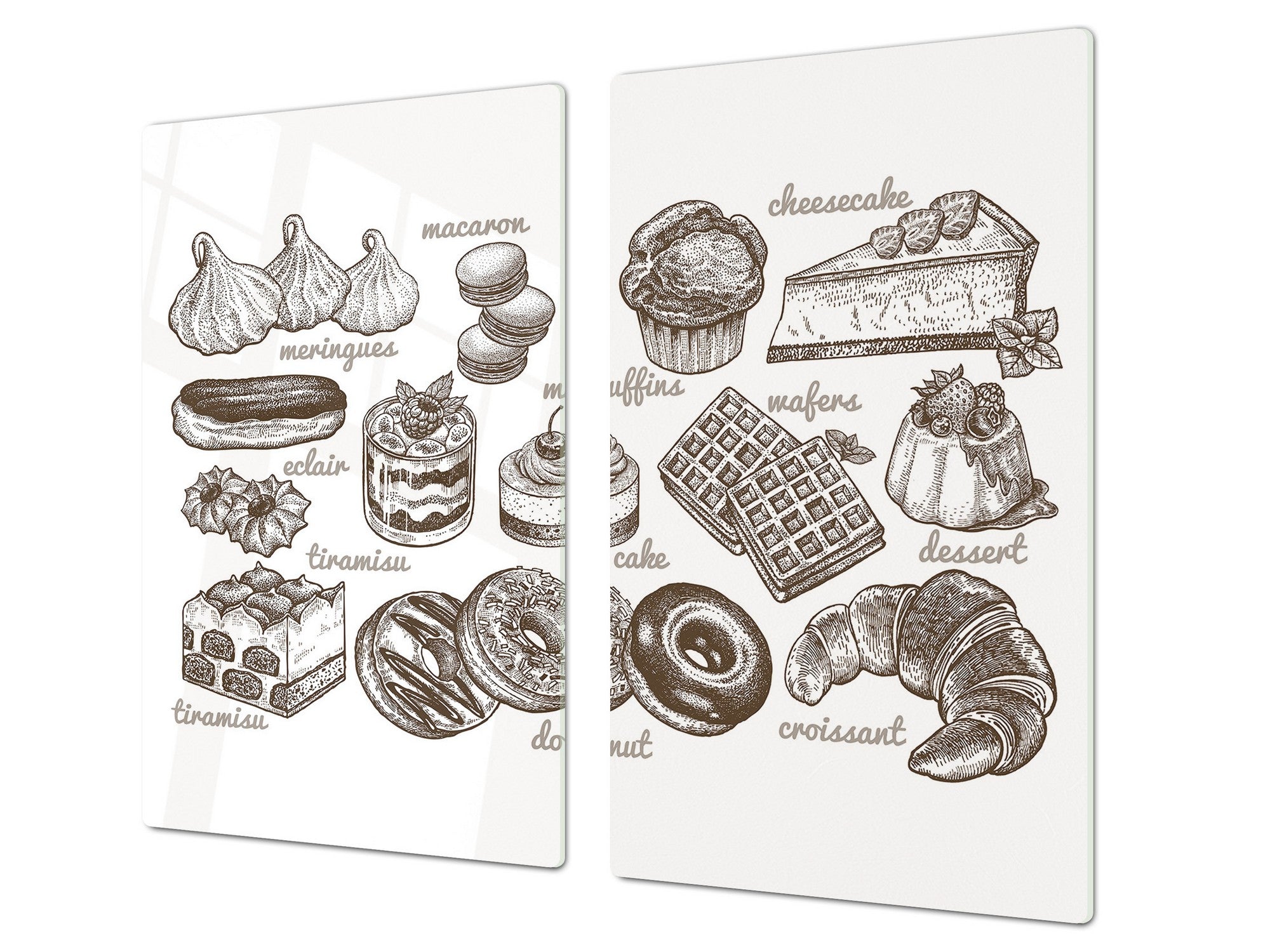 TEMPERED GLASS CHOPPING BOARD 60D13: Sweets 5