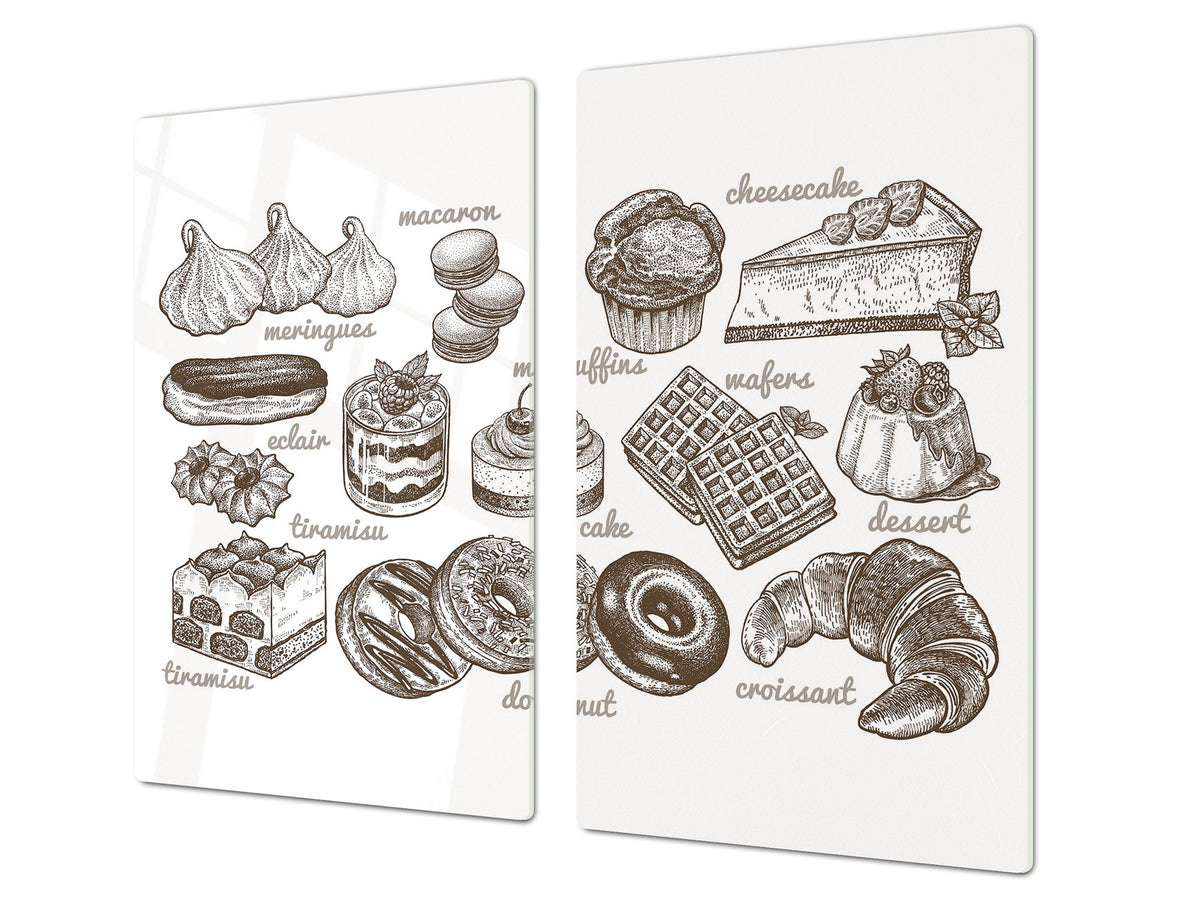 TEMPERED GLASS CHOPPING BOARD 60D13: Sweets 5