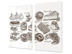 TEMPERED GLASS CHOPPING BOARD 60D13: Sweets 5