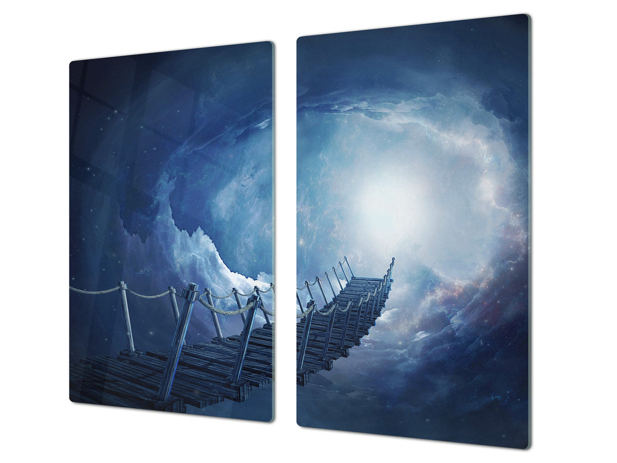 Glass Pastry Board 60D18: A bridge to the universe