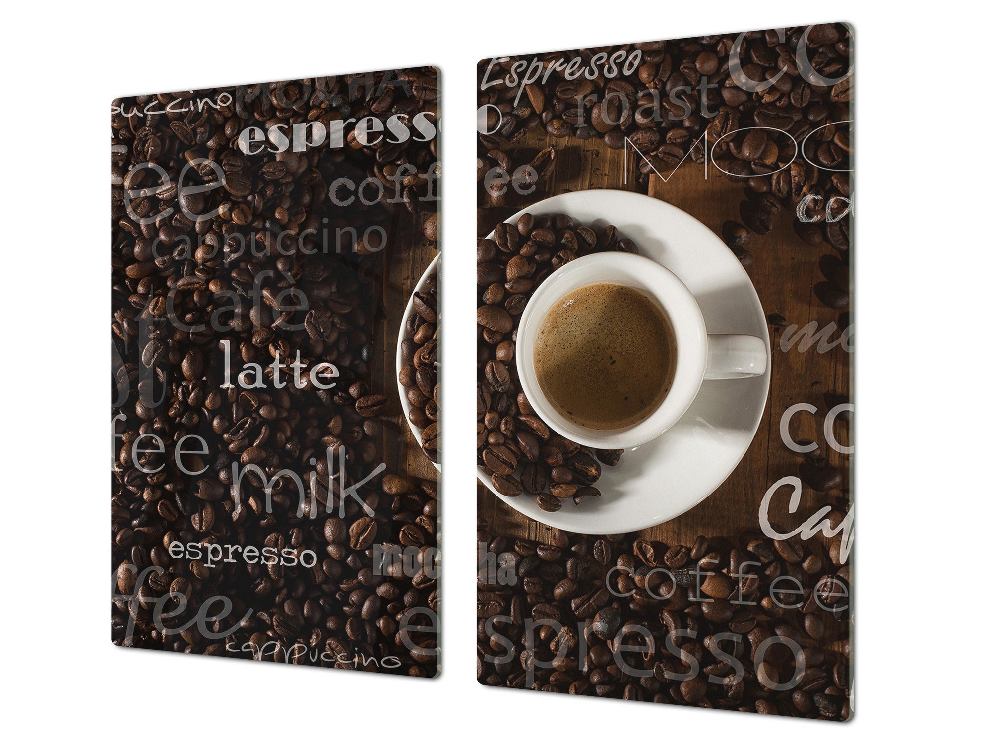 Küchenbrett 60D07: Kaffeeaufschrift 2