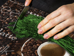 Küchenbrett 60D07: Kaffeeaufschrift 2