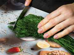 Tempered GLASS Cutting Board 60D16: Breakfast 1