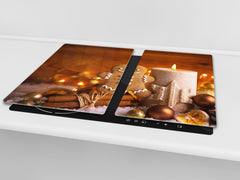 CUTTING BOARD and Cooktop Cover ;D20 Christmas Series: Gingerbread Decoration