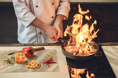 Chopping Board - Induction Cooktop Cover D21 Marbles 1 Series: Golden mineral