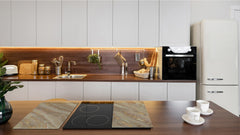 Chopping Board - Induction Cooktop Cover D21 Marbles 1 Series: Golden mineral