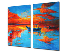 GIGANTE ASSE DA CUCINA e Copri-piano cottura a induzione; Serie di vini DD04: Ciliegie 7