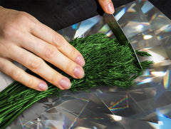 TEMPERED GLASS CHOPPING BOARD – Glass Cutting Board and Worktop Saver – Worktop protector; MEASURES: SINGLE: 60 x 52 cm (23,62” x 20,47”); DOUBLE: 30 x 52 cm (11,81” x 20,47”); D30 Decorative Surfaces Series: Diamond shapes